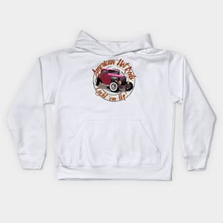 1932 Ford Coupe Hot Rod - Light 'em Up ! Kids Hoodie